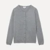 Cardigan Col Rond Manches Longues Basic