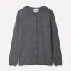 Cardigan Col Rond Manches Longues Basic