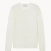 Cardigan Col Rond Manches Longues Basic