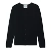 Cardigan Col Rond Manches Longues Basic