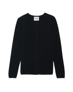 Cardigan Col Rond Manches Longues Basic