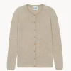 Cardigan Col Rond Manches Longues Basic