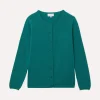 Cardigan Col Rond Manches Longues Basic