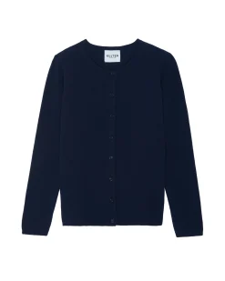 Cardigan Col Rond Manches Longues Basic