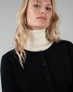 Cardigan Col Rond Manches Longues Basic