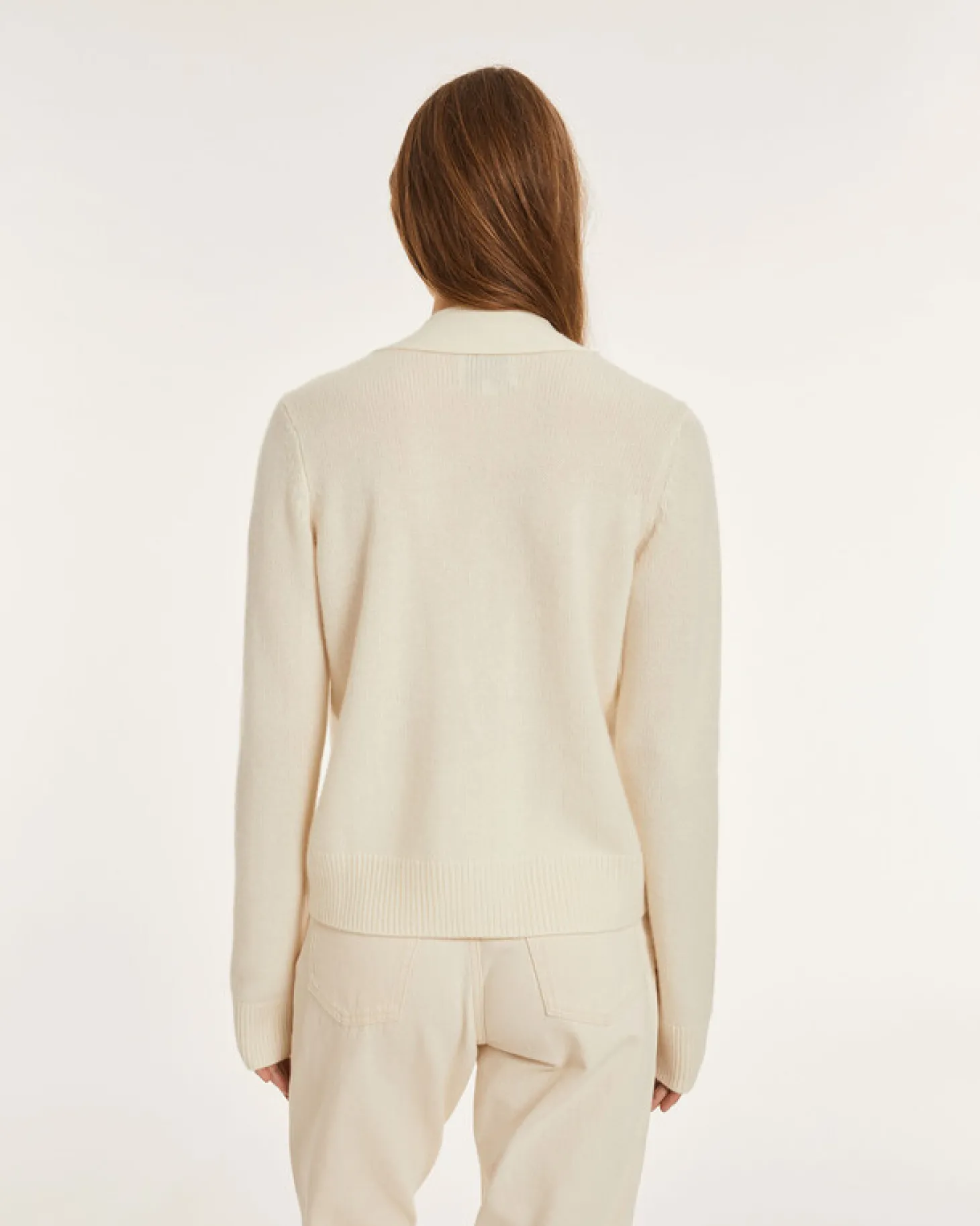 Cardigan Court En Cachemire Femme