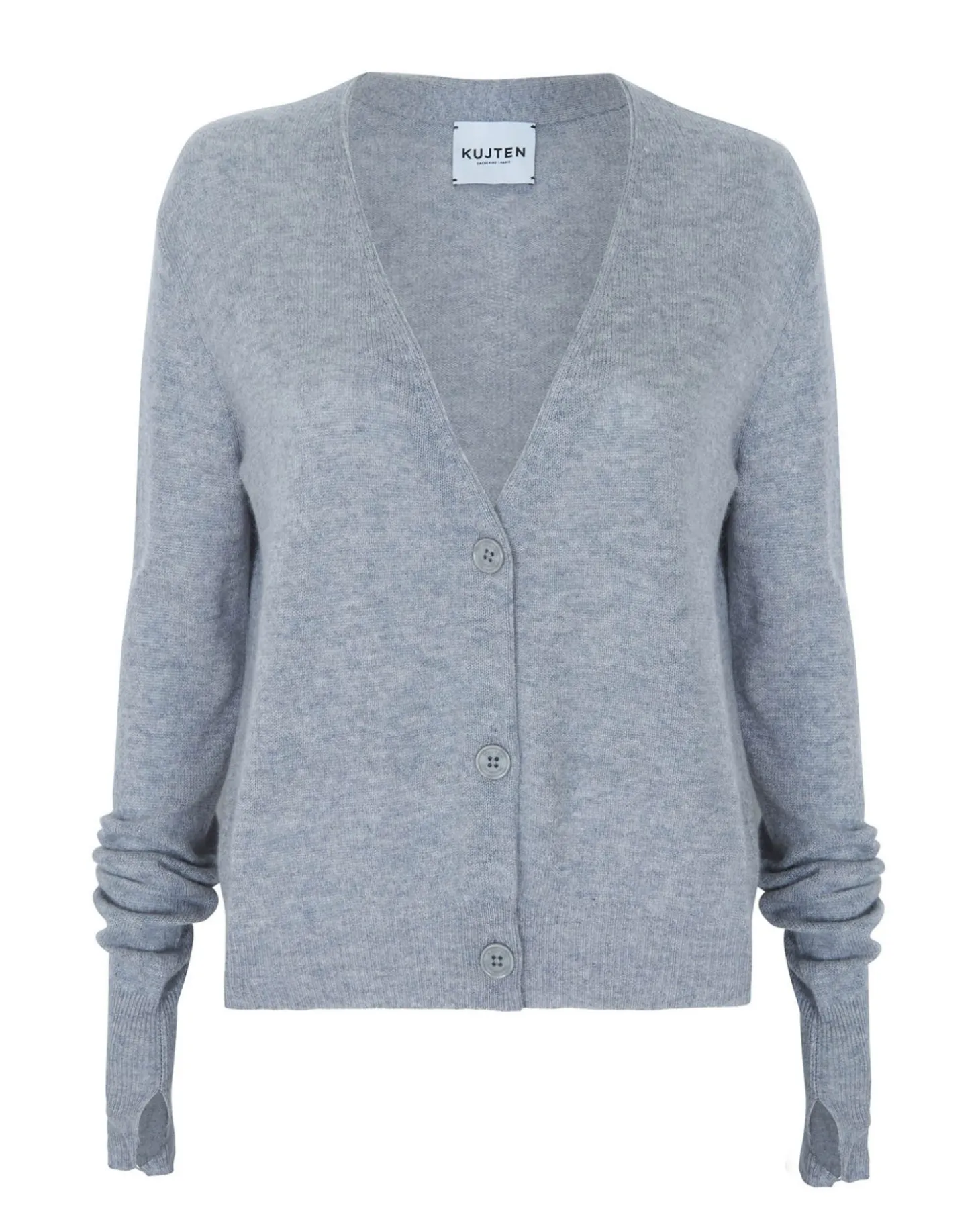 Cardigan En Cachemire Manches Mitaines