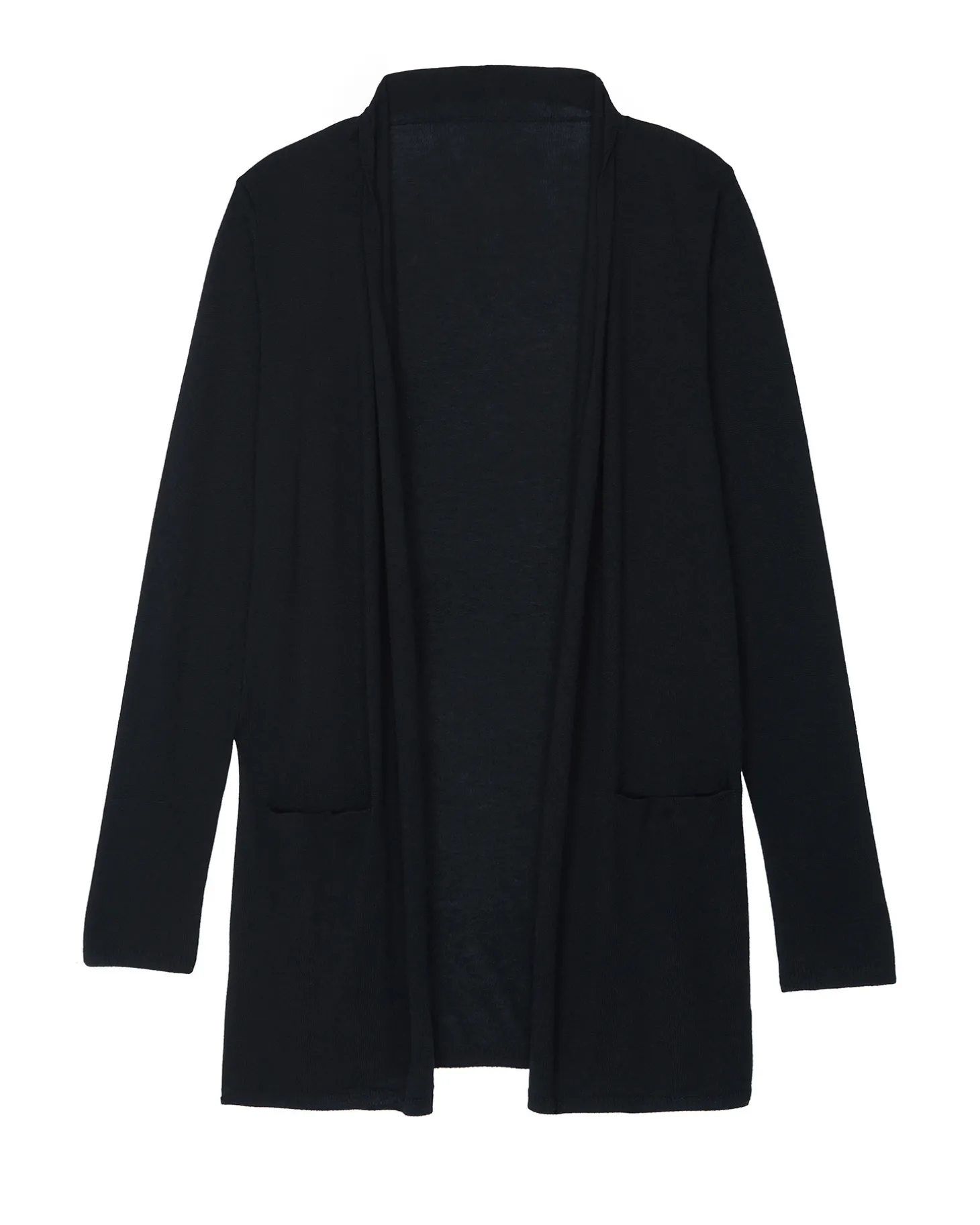 Cardigan Long Soie Et Cachemire Femme