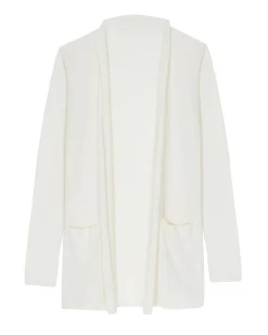 Cardigan Long Soie Et Cachemire Femme