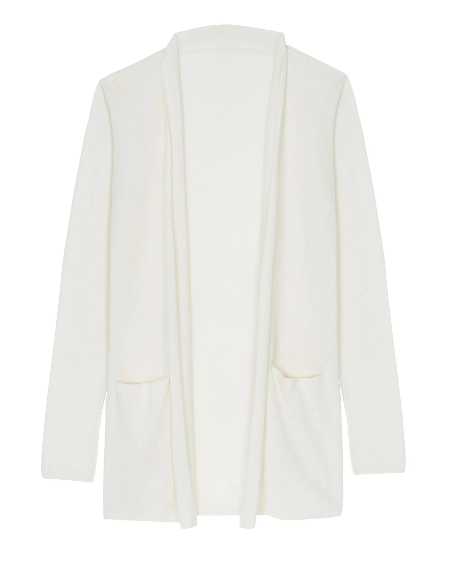 Cardigan Long Soie Et Cachemire Femme