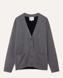 Cardigan Manches Longues Colorblock