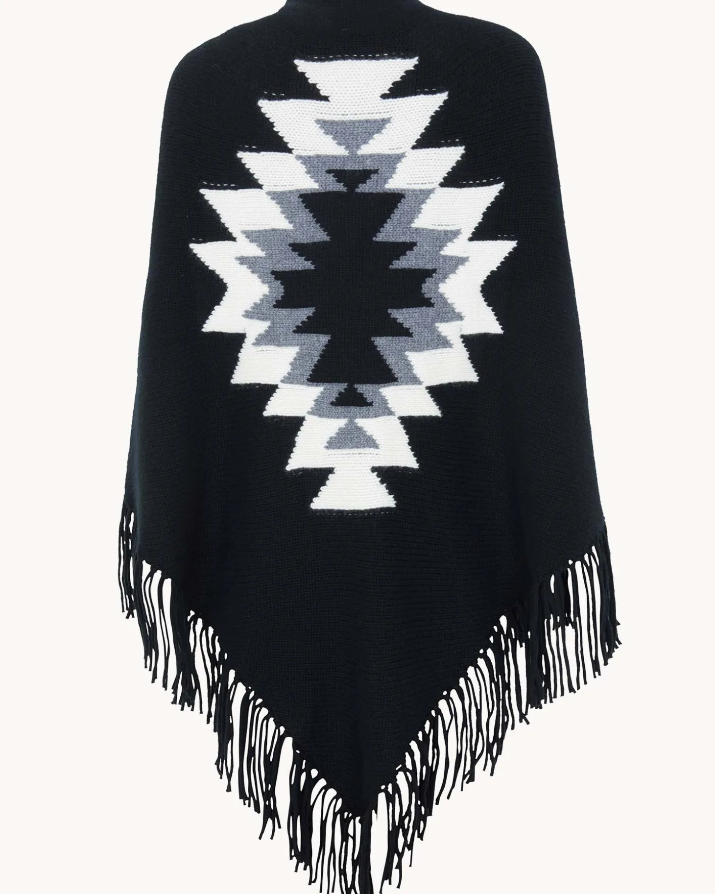 Chale A Franges Cachemire, 12 Fils