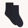 Chaussettes Cachemire Mini Torsades, 4 Fils