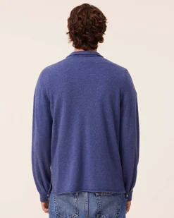 Chemise Cachemire Homme Poches Poitrine, 2 Fils
