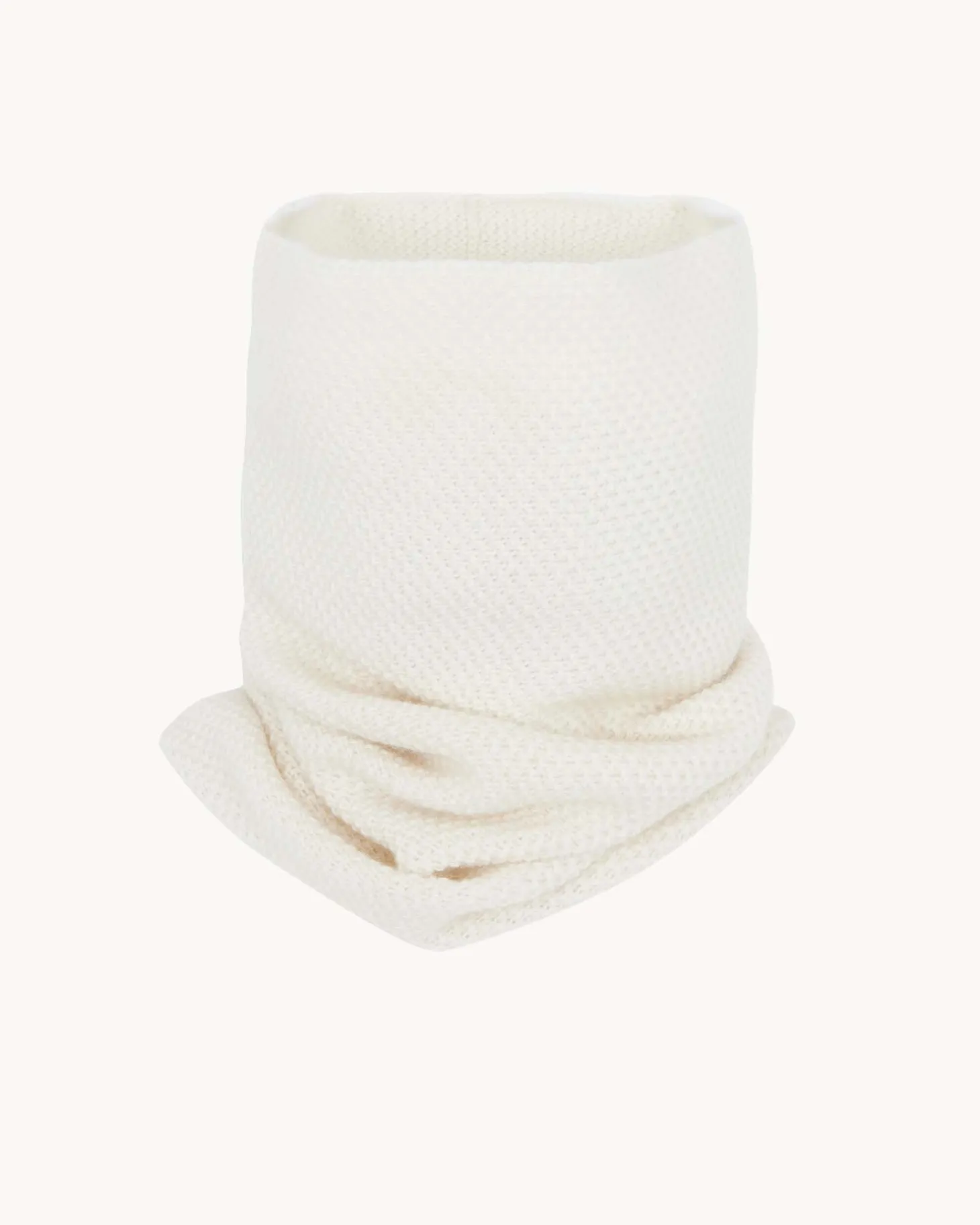 Col Cachemire Mixte Uni Point De Riz
