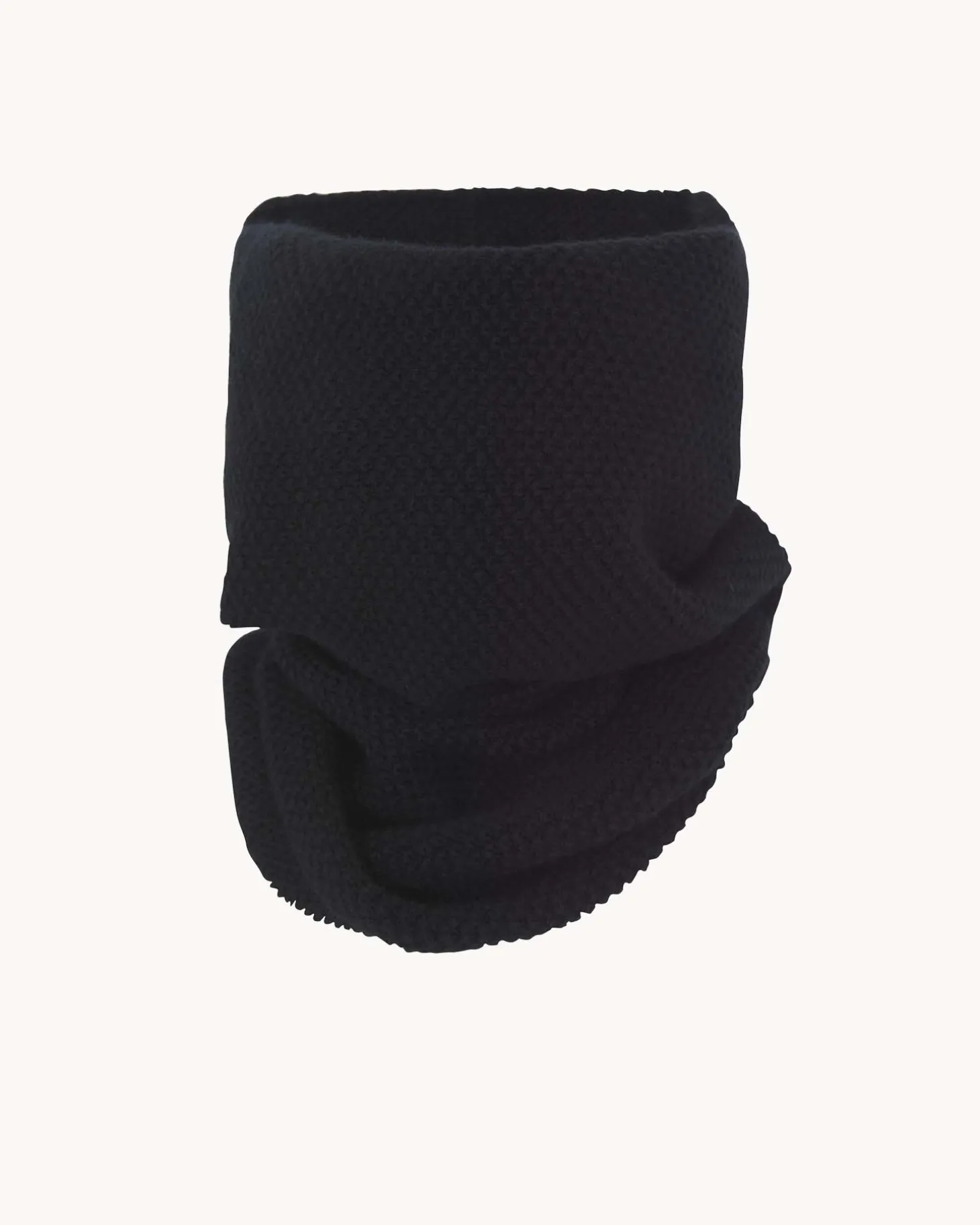 Col Cachemire Mixte Uni Point De Riz