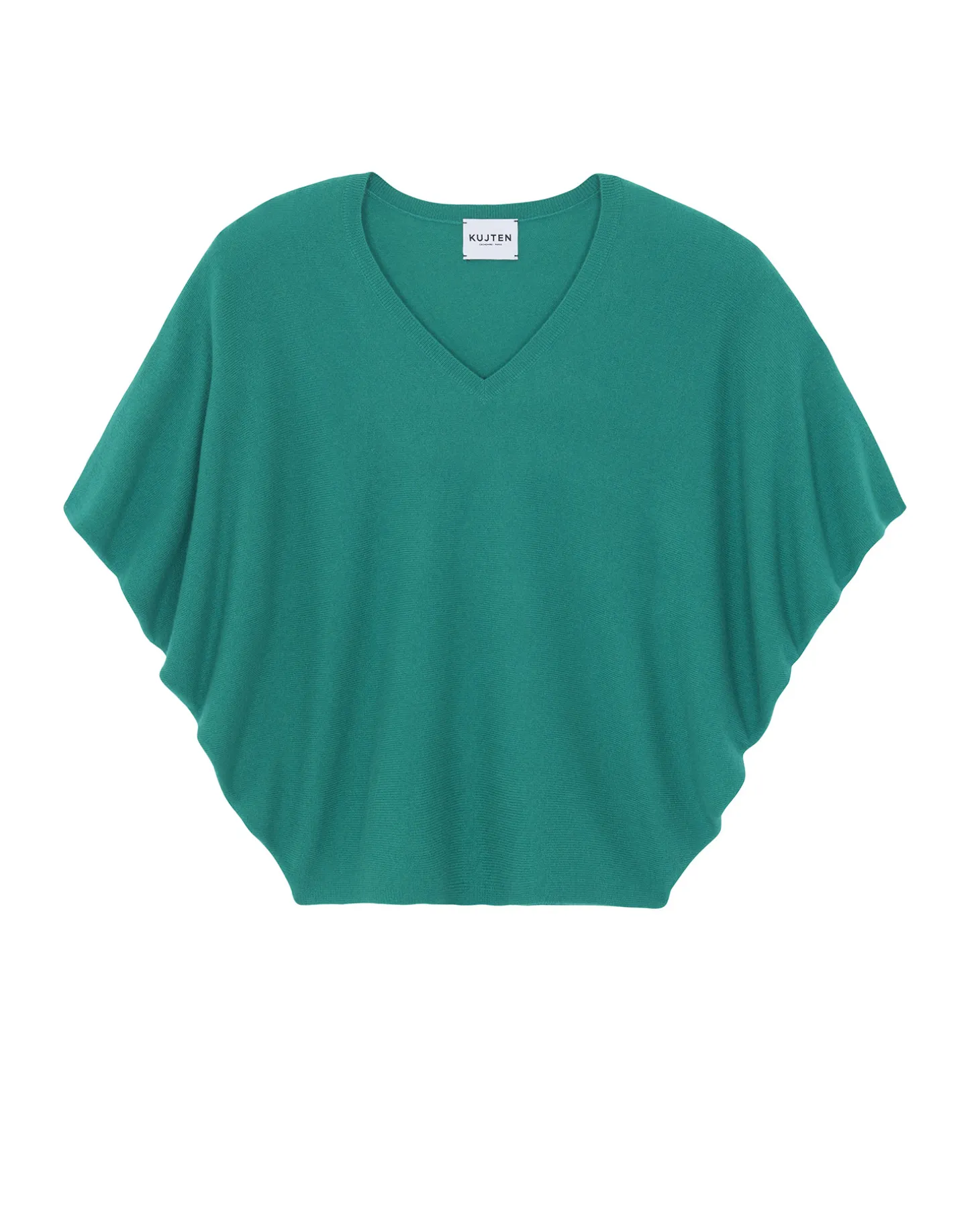 Col V Oversize Sans Manches Cachemire