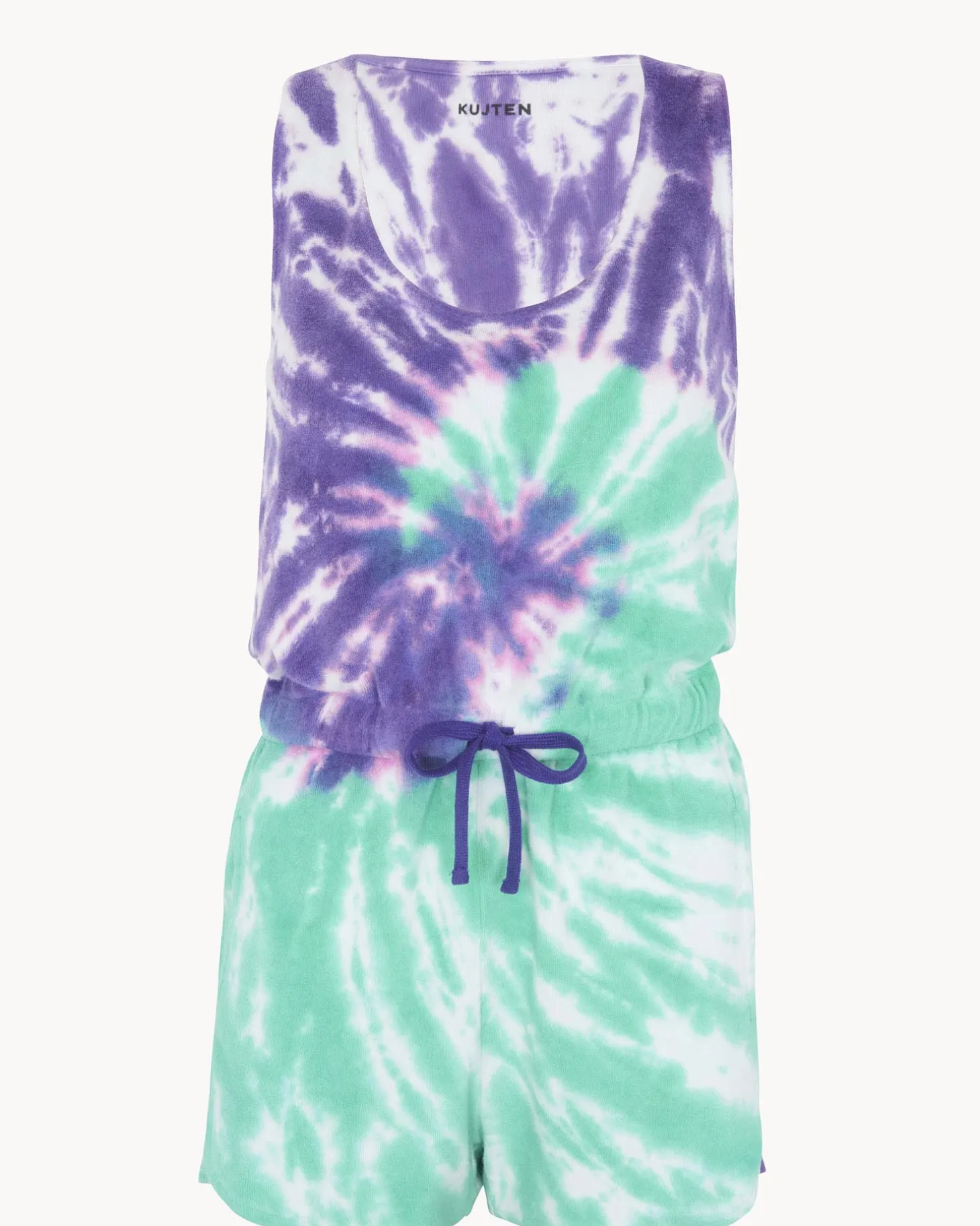 Combinaison Short Tie & Dye En Coton