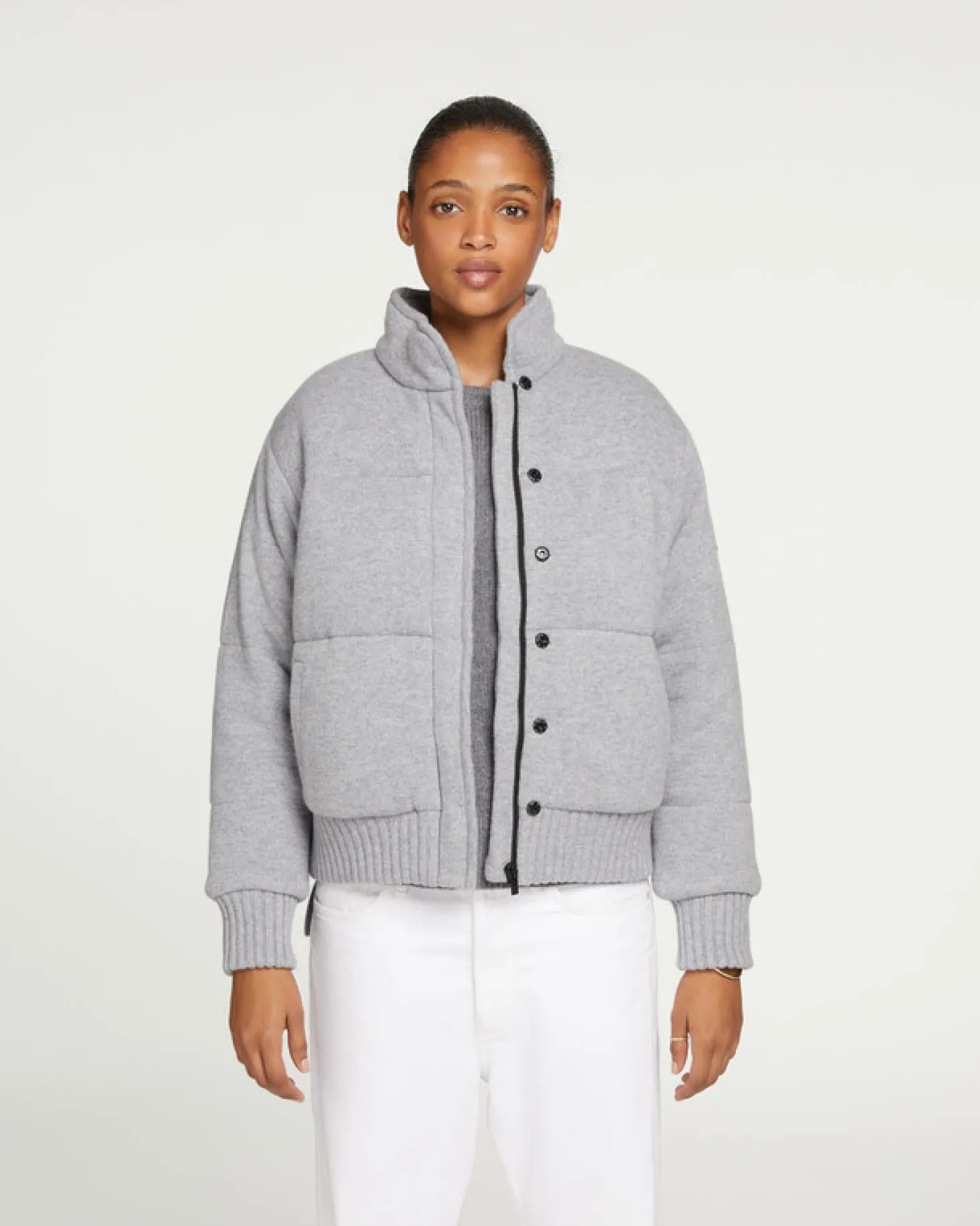 Doudoune Oversize Cachemire Femme