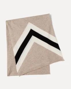 Echarpe Cachemire Motif Chevron