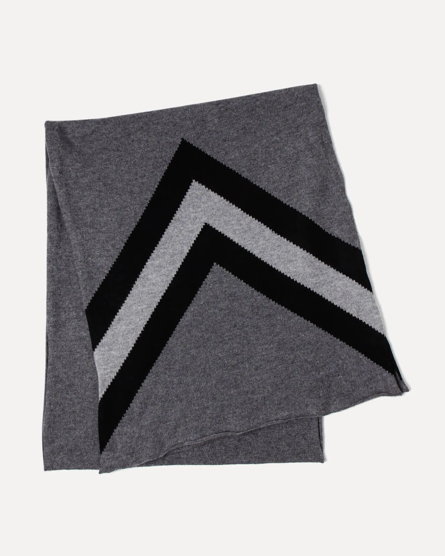 Echarpe Cachemire Motif Chevron