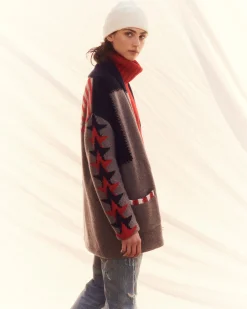 Gilet Cachemire Col Chale, 12 Fils