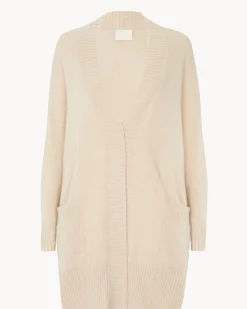 Gilet Cachemire Col Chale Oversize