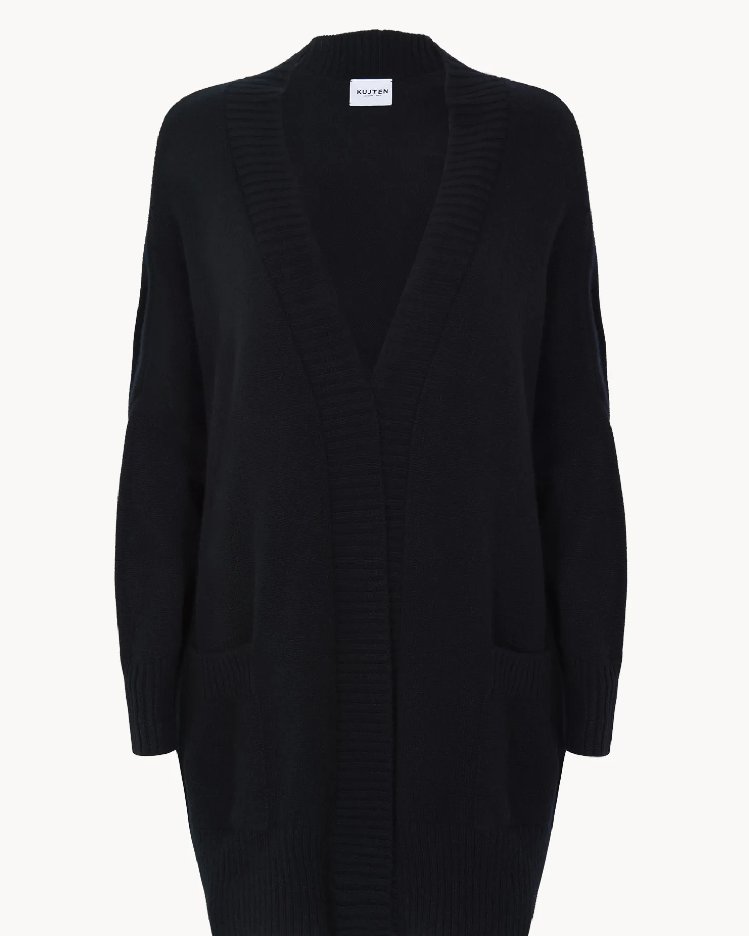 Gilet Cachemire Col Chale Oversize
