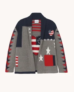 Gilet Cachemire Col Chale, 12 Fils