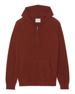 Gilet Cachemire Homme Capuche Zippee