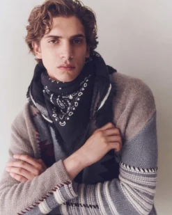 Gilet Cachemire Jacquard, 12 Fils