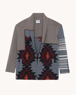 Gilet Cachemire Jacquard, 12 Fils