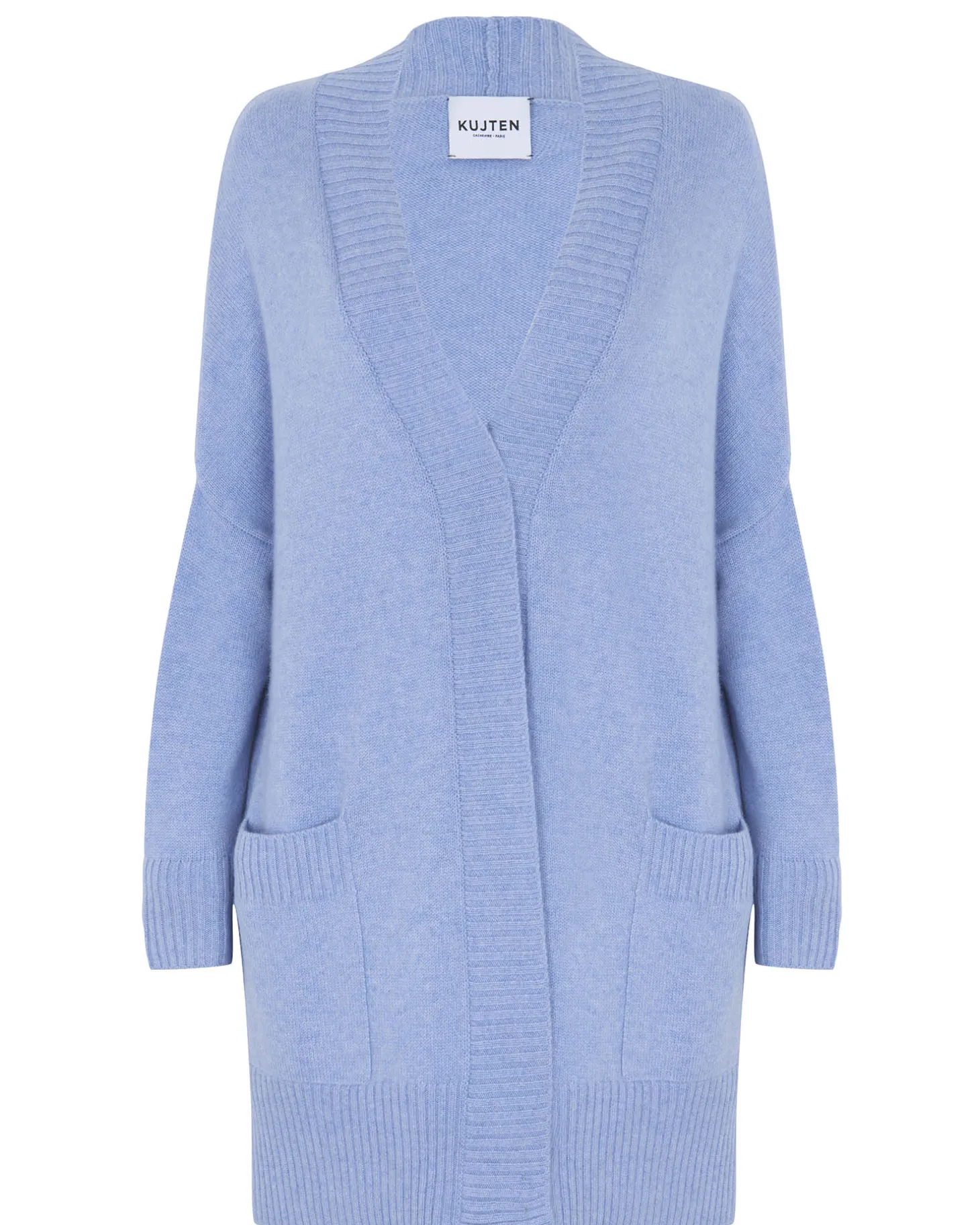 Gilet Cachemire Oversize + Poches , 4 Fils