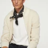 Gilet Camionneur Homme Cachemire Zippe, 4 Fils