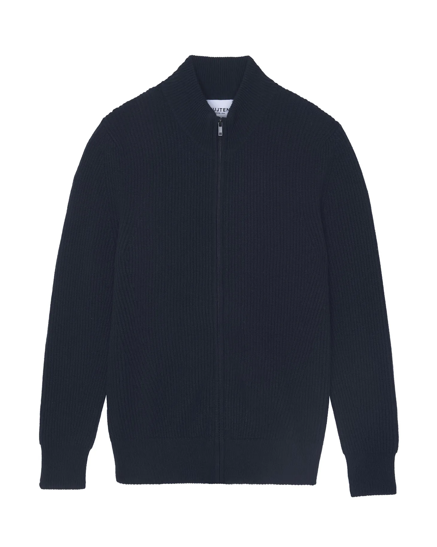 Gilet Camionneur Homme Cachemire Zippe, 4 Fils