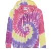 Gilet Capuche Zippe Cachemire Tie & Dye