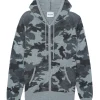 Gilet Capuche Zippe Manches Longues