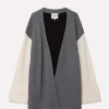 Gilet Colorblock Femme Avec Fentes
