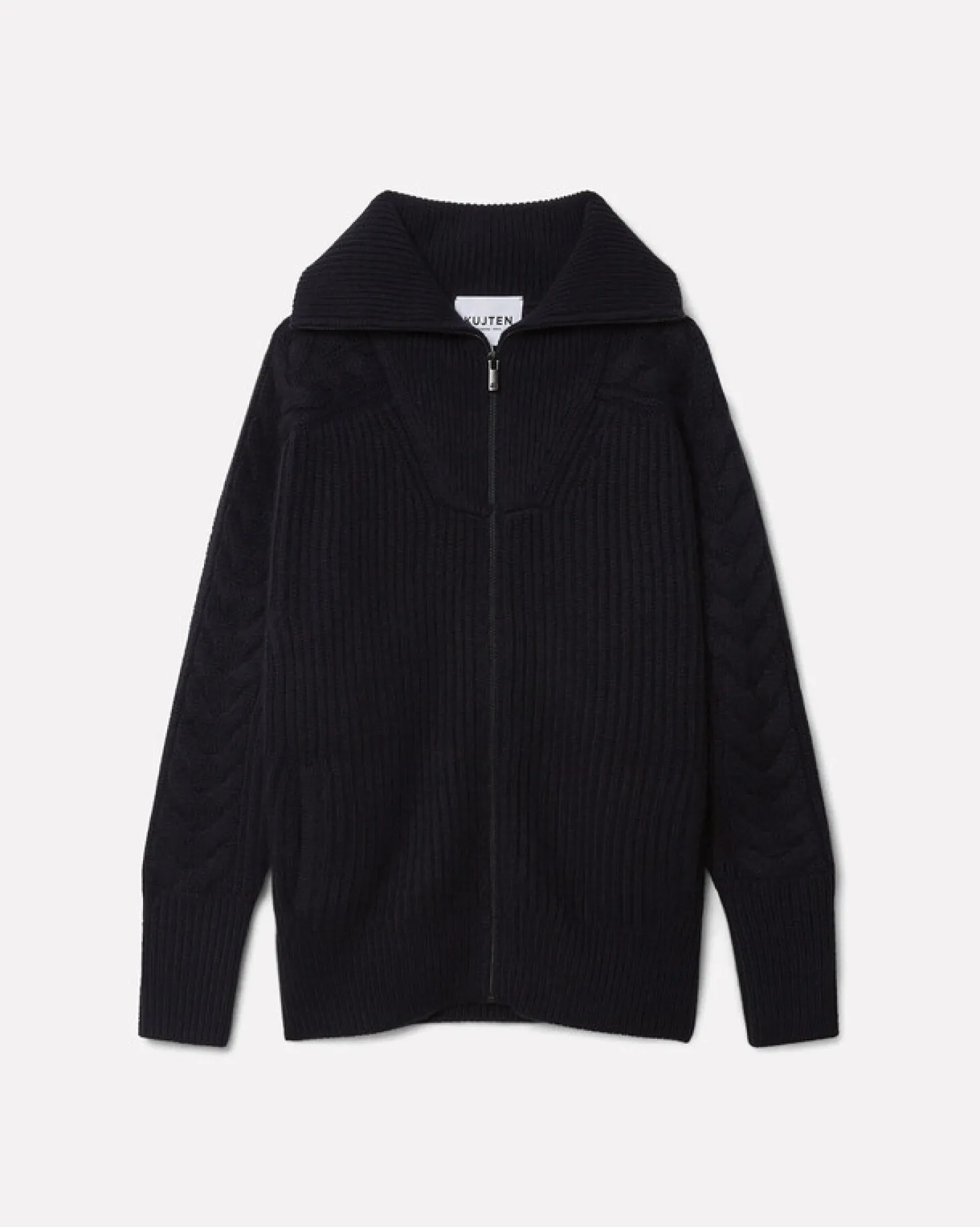 Gilet Zippe Col Camionneur Femme