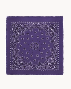 Grand Bandana Cachemire, 2 Fils