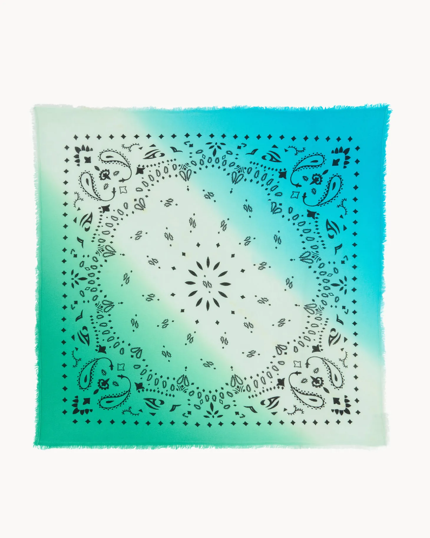 Grand Bandana Cachemire Dip Dye