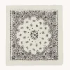 Grand Bandana Cachemire Imprime, 2 Fils