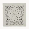 Grand Bandana Cachemire Imprime, 2 Fils