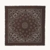 Grand Bandana Cachemire Imprime, 2 Fils