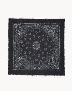 Grand Bandana Cachemire Imprime