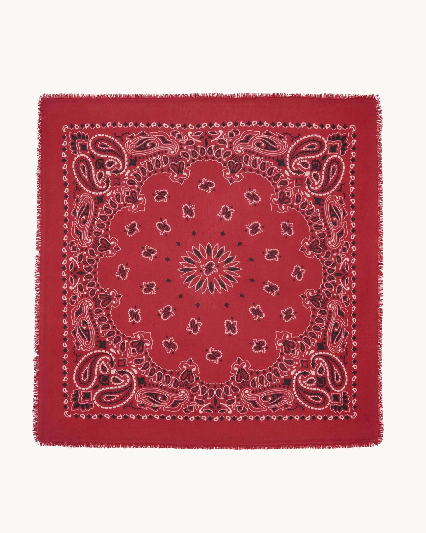Grand Bandana Cachemire Imprime