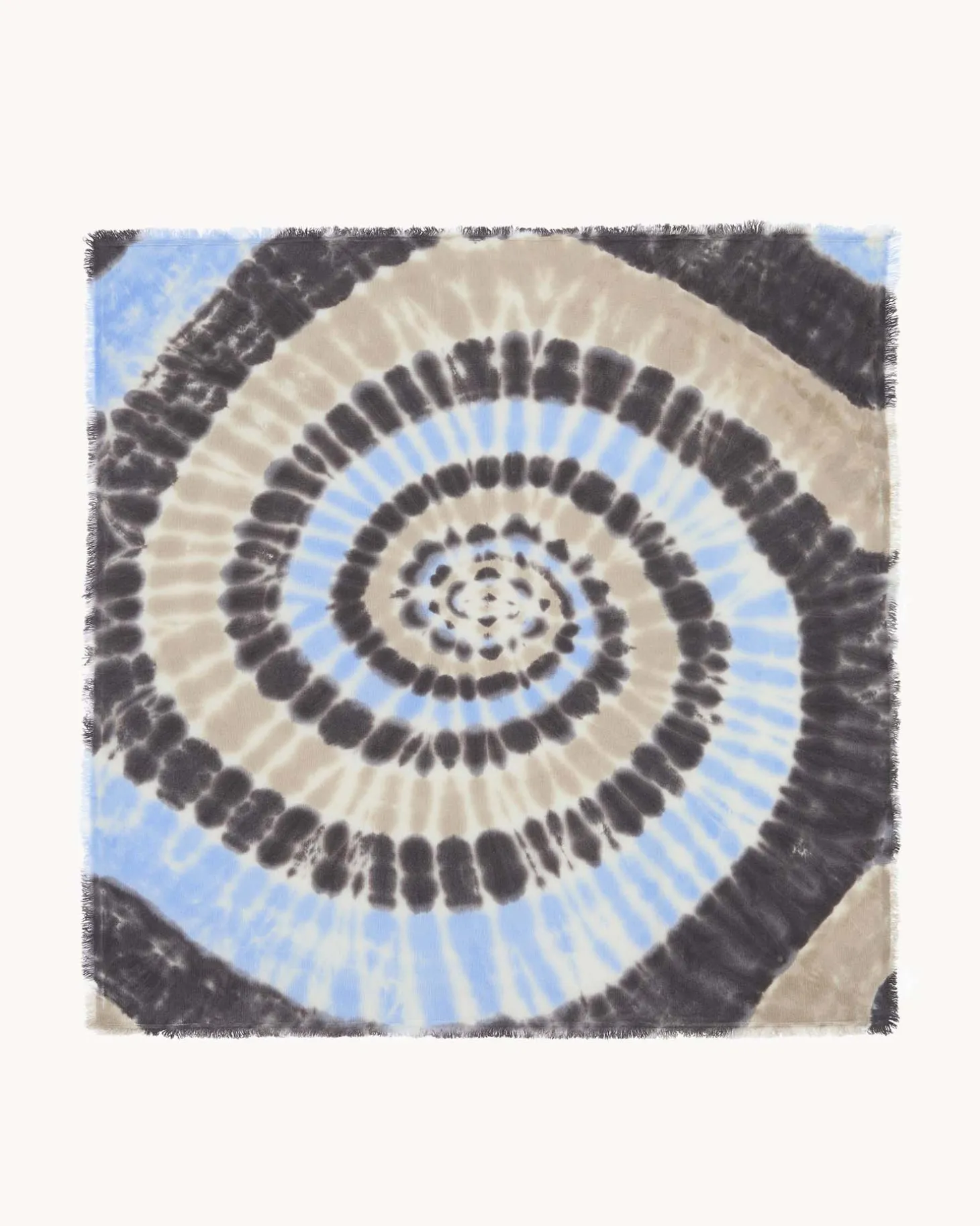 Grand Bandana Cachemire Tie And Dye, 2 Fils
