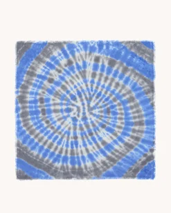 Grand Bandana Cachemire Tie And Dye, 2 Fils