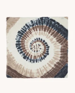 Grand Bandana Cachemire Tie And Dye, 2 Fils