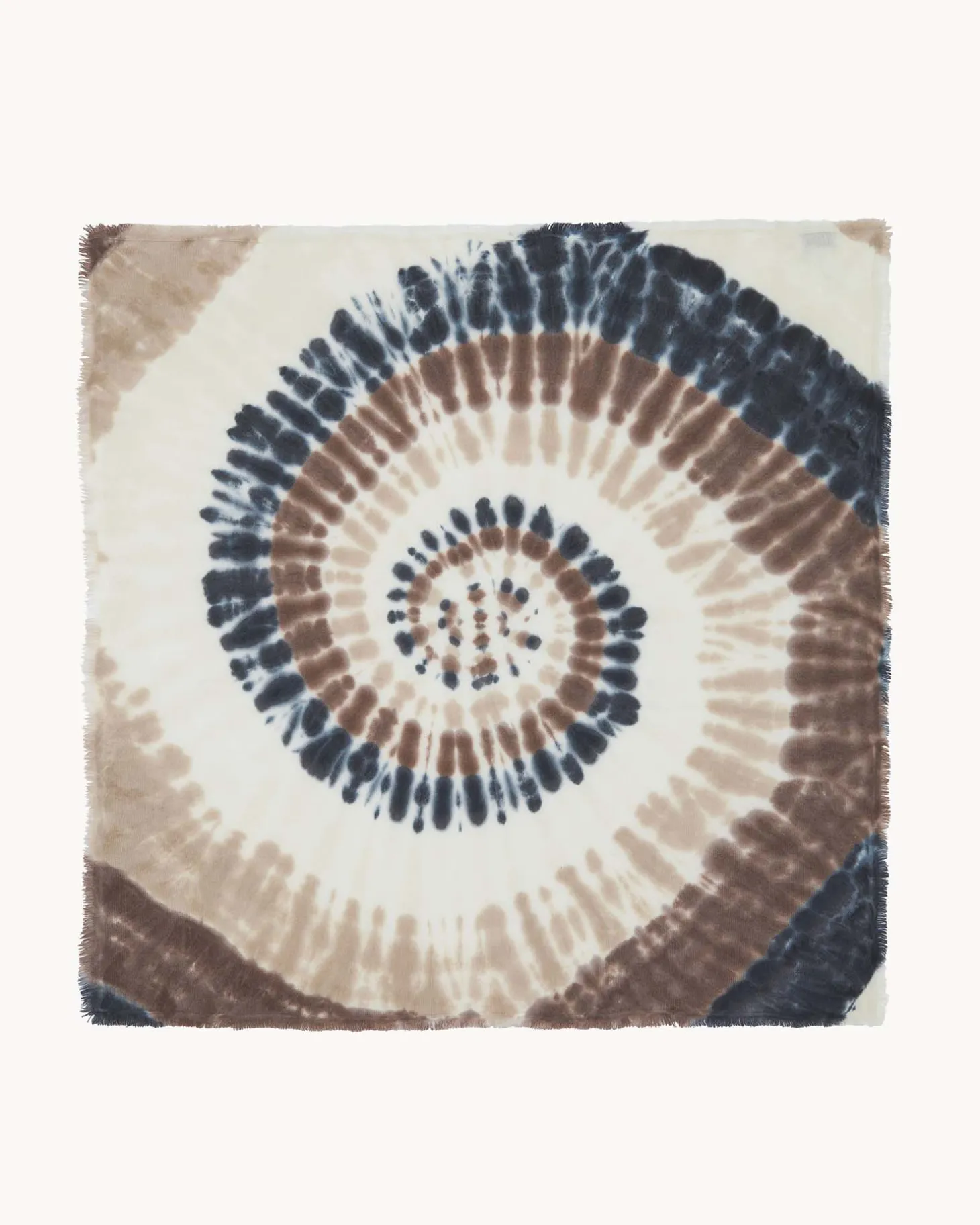 Grand Bandana Cachemire Tie And Dye, 2 Fils